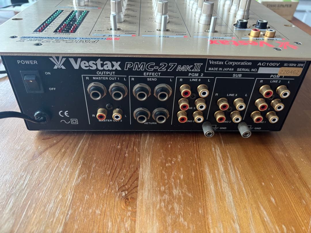 Vestax PMC-27 MKⅡ DJミキサー