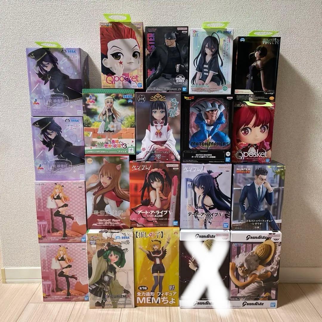 ワンピース ハンターハンター含むアニメフィギュア 20体セット まとめ売り