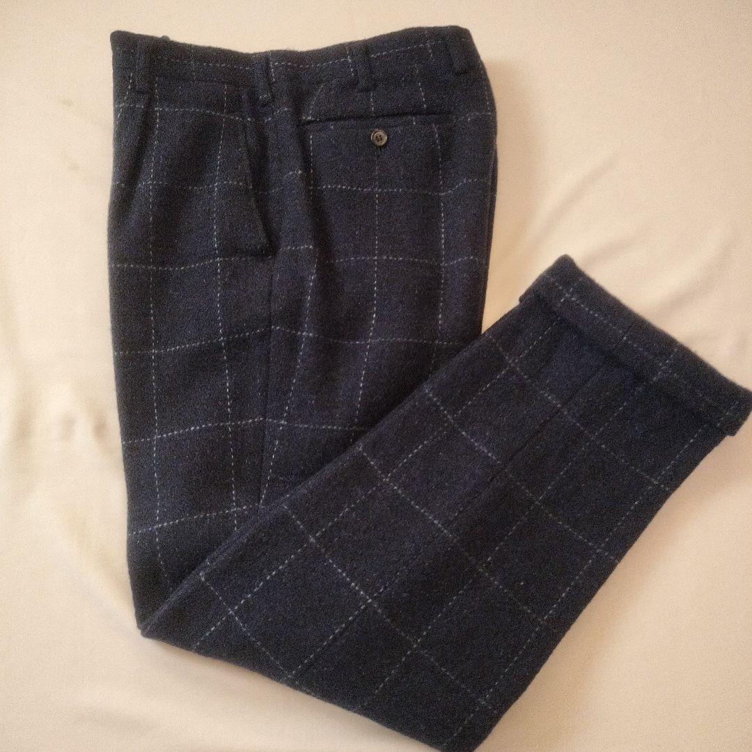 オーダースリーピーススーツ　ツィード　ハリスツィード　ビームスｆ　ラルフローレン