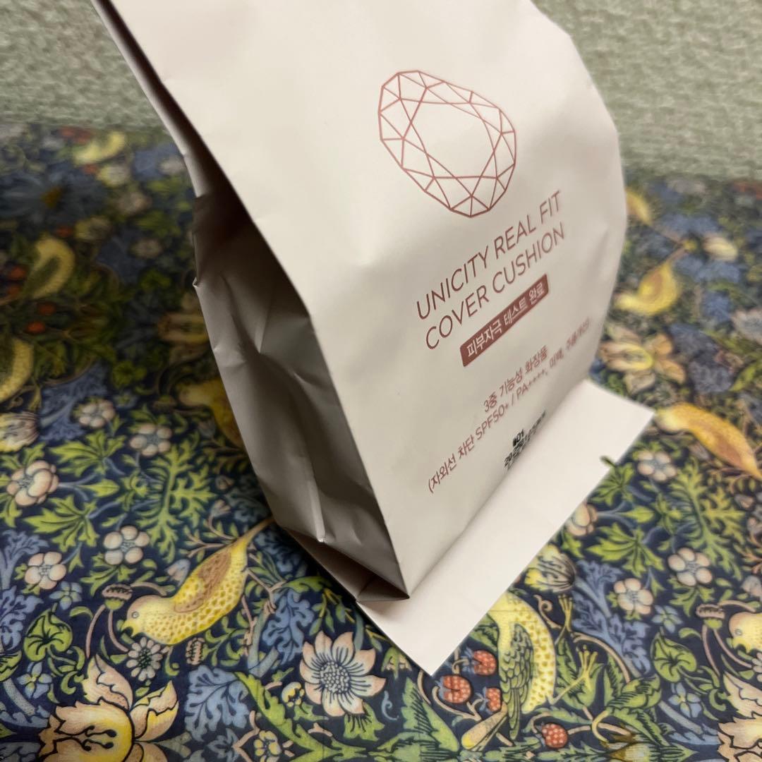 ユニシティ リアルフィットカバークッション　02 ナチュラルベージュ　ファンデ