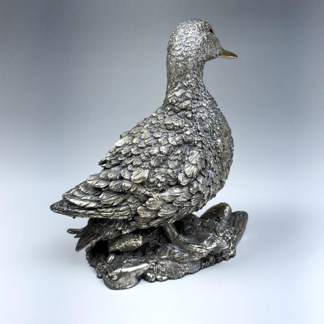 カントリーアーティスト スターリングシルバー アヒル 635g 英国 純銀張り