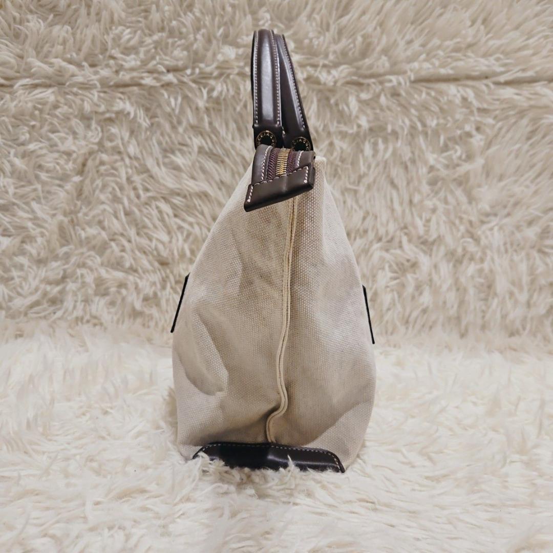 イアクッチ ソルベット S 2way ショルダーバッグ キャンバス 黒 クリーム