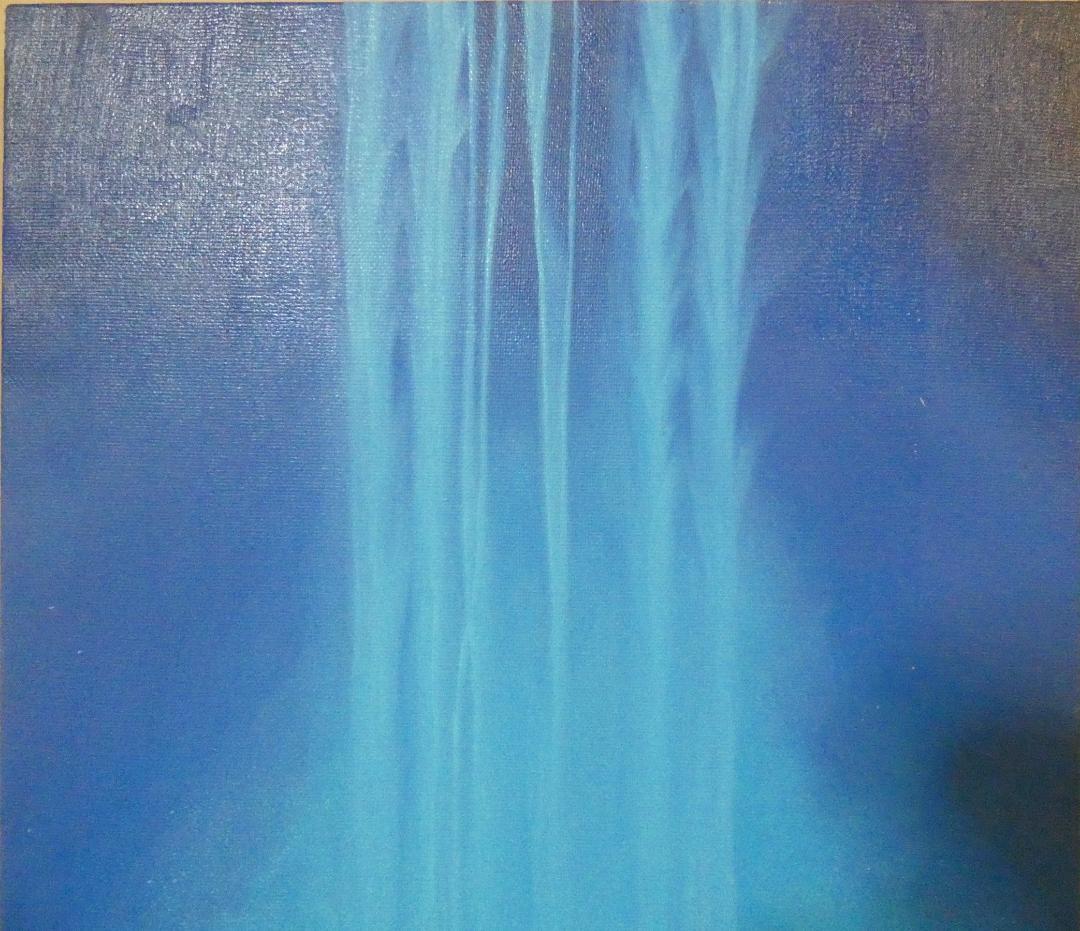 絵画　額付き　千住博　 F8 【　風景　】手描き