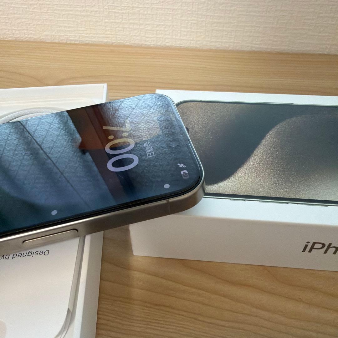 iPhone 15 Pro 本体 バッテリ91% 256GB 2024/4 美品