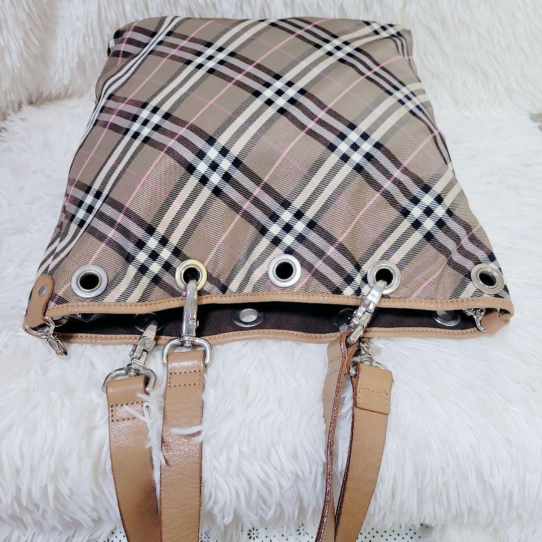 リバーシブル✨バーバリー 6way ノバチェック トートバッグ ショルダーバッグ
