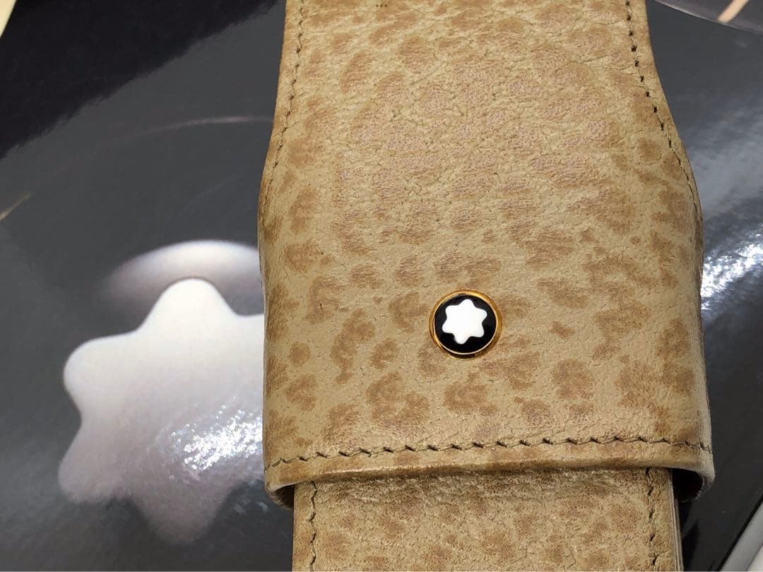 ️モンブラン⭐️マイスターシュテユック製のルグラン本革製ペンポーチ⭐️オーストリッチ