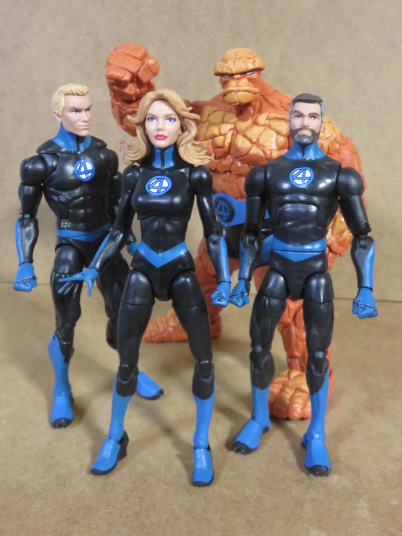 ファンタスティック・フォー アクションフィギュア 4体セット　ジャンク扱い
