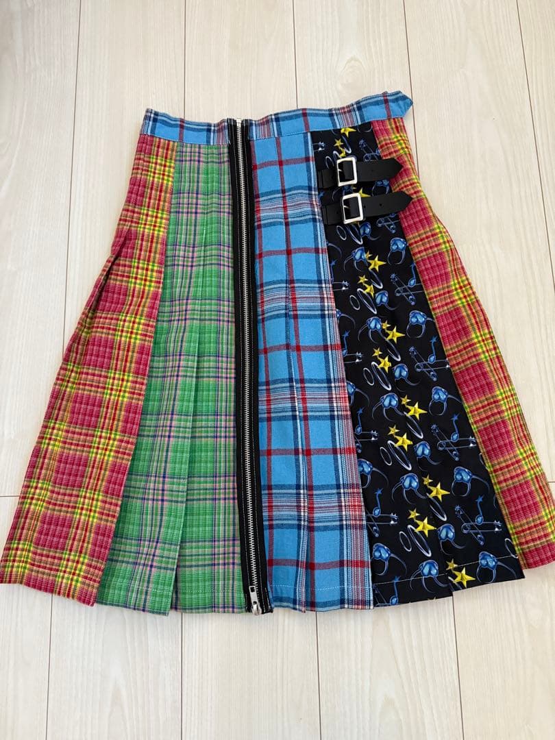 と*ぼ様 roy reflect overjoyドッキングジッププリーツスカート