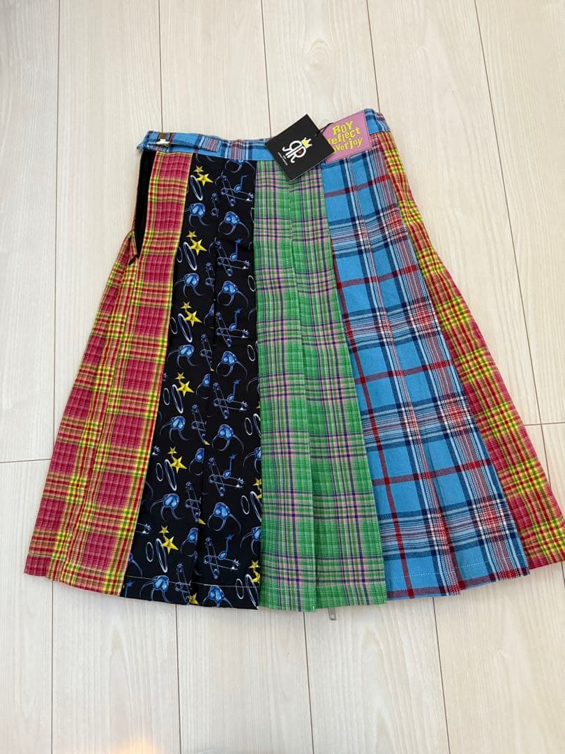 と*ぼ様 roy reflect overjoyドッキングジッププリーツスカート