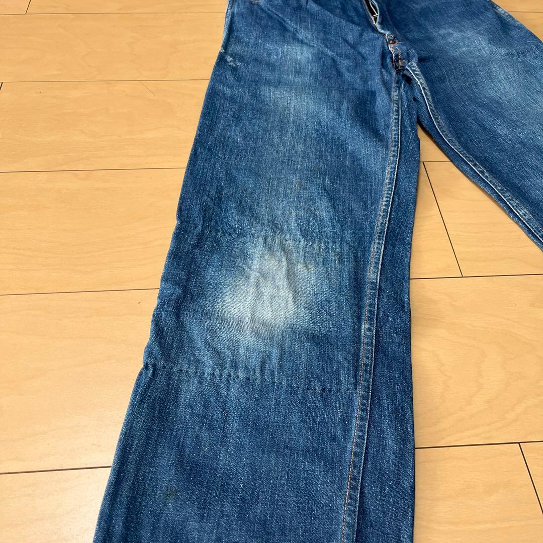 40s〜 kids TEXAN ビンテージ デニムパンツ UFOリベット 縦落ち