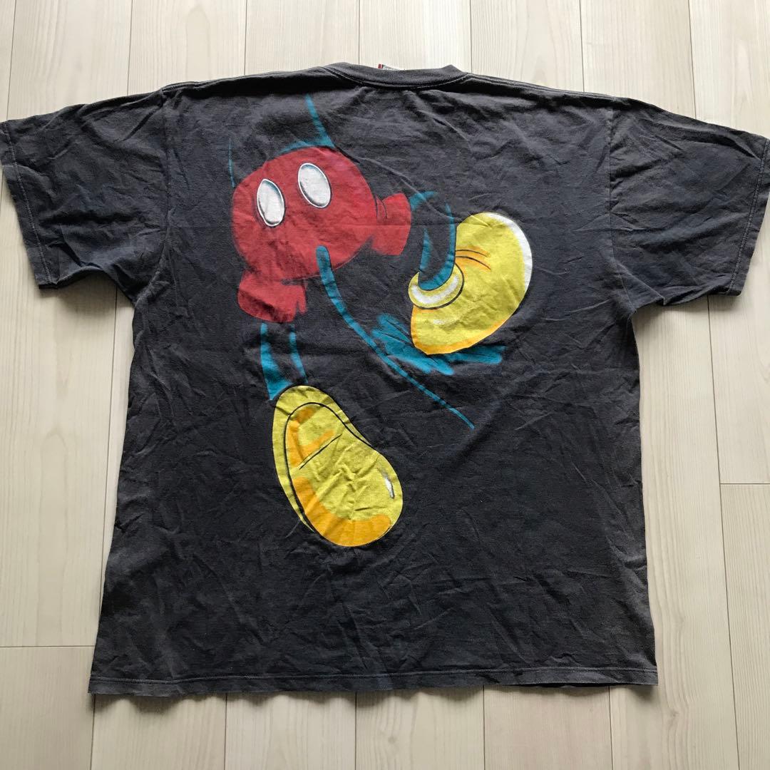 27 ミッキー mickey 90年代ヴィンテージ 突き抜け Tシャツ