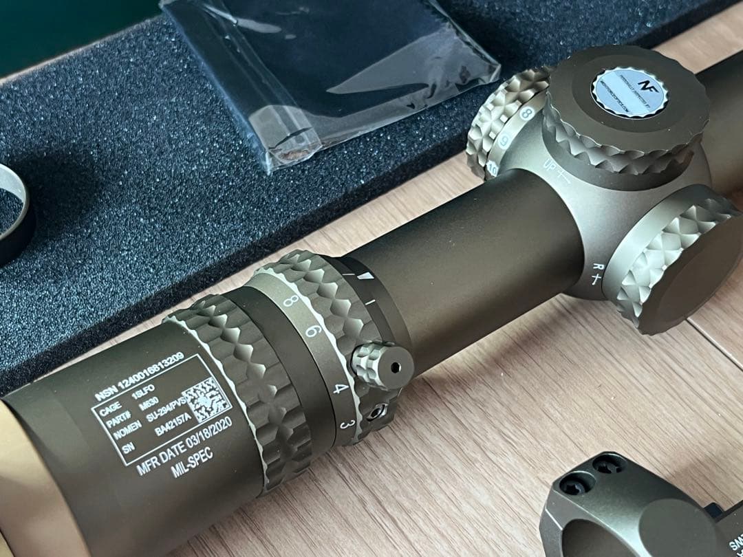 1-8x24mm FFP ショートスコープ ATACR NFエボリューションギア