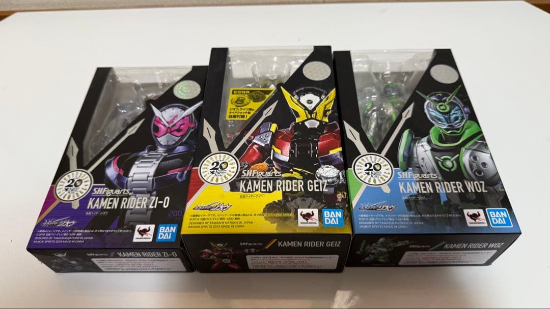 【開封品】S.H.Figuarts 仮面ライダージオウ&ゲイツ&ウォズ