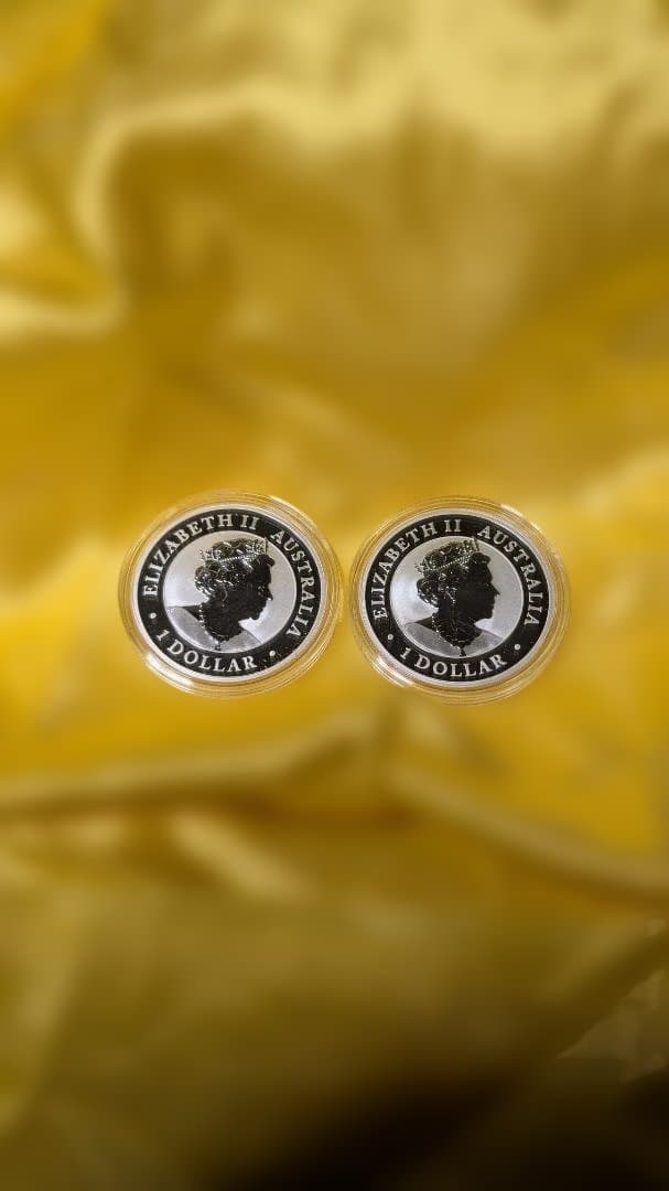 オーストラリア・クッカバラ銀貨 2枚セット 2021年　新品未使用品