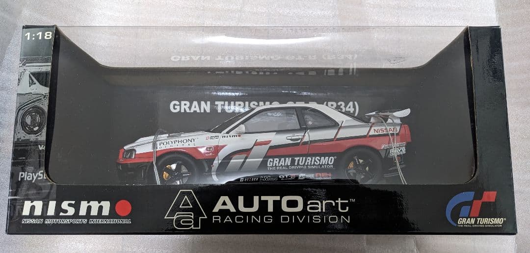 【未使用】AUTOart グランツーリスモ GT-Ｒ（Ｒ34）1/18