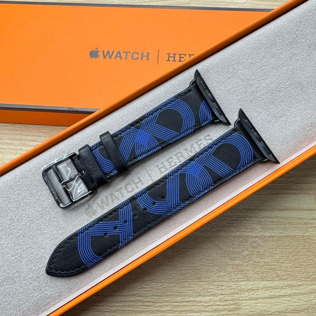 2306 Apple Watch エルメス　サーキット　ブルー　HERMES