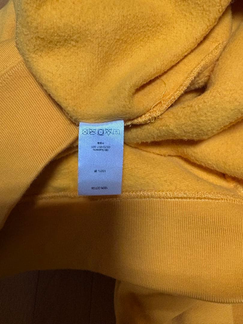 Supreme スタッズ付きイエローパーカー