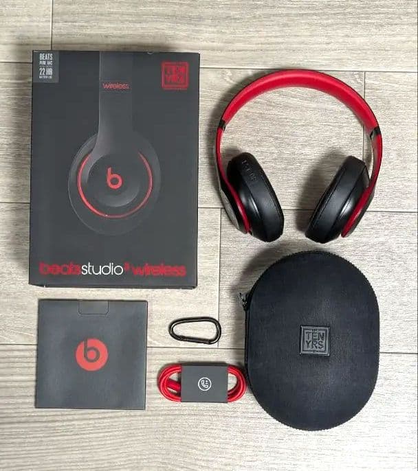 Beats Studio3 Wireless ブラック/レッド