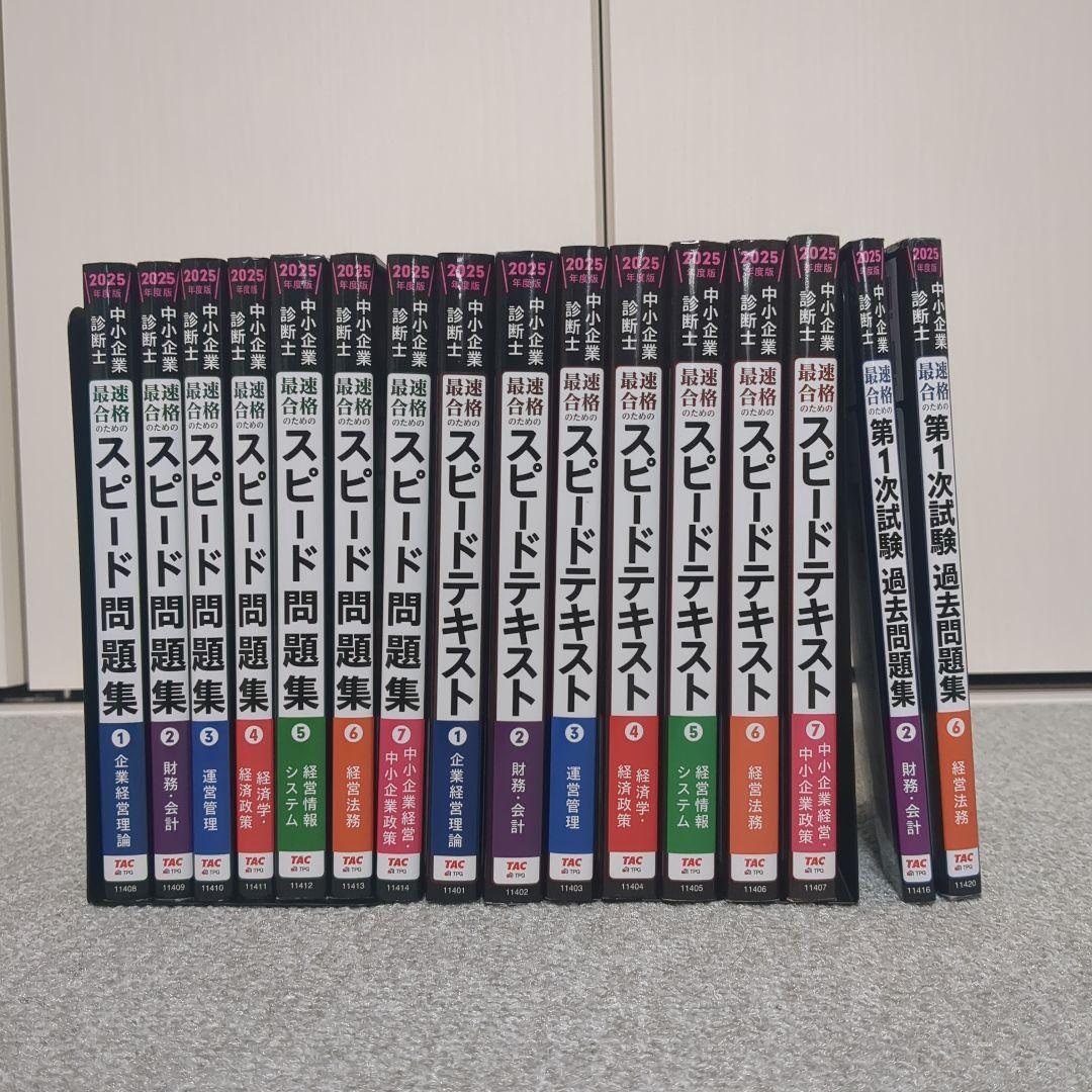 中小企業診断士 2025年度版 最速合格のためのスピードテキスト スピード問題集