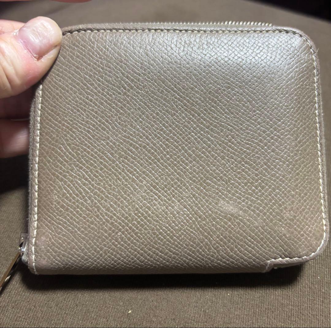 HERMES エルメス　シルクインコンパクト　エトゥープ