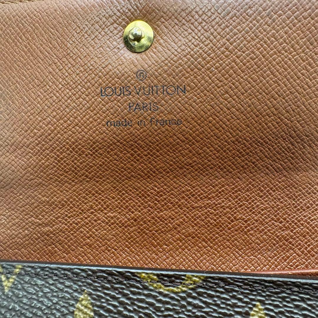 ルイヴィトン ポルトトレゾール エテュイ パピエ モノグラム 折り財布