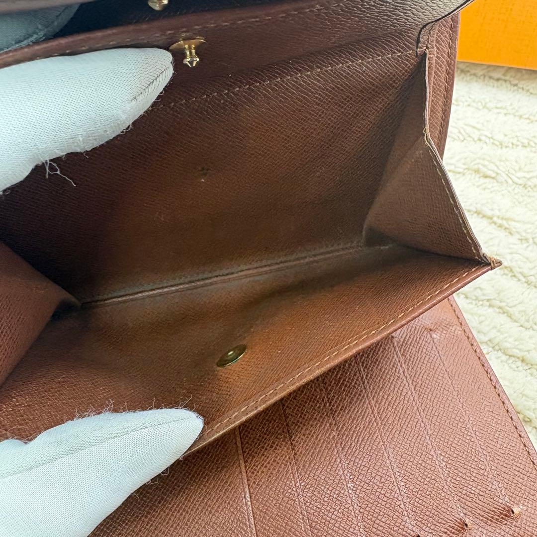 ルイヴィトン ポルトトレゾール エテュイ パピエ モノグラム 折り財布