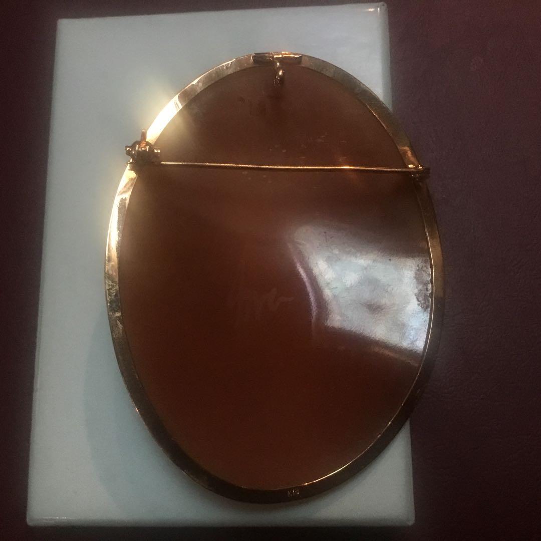 カメオK18ブローチ