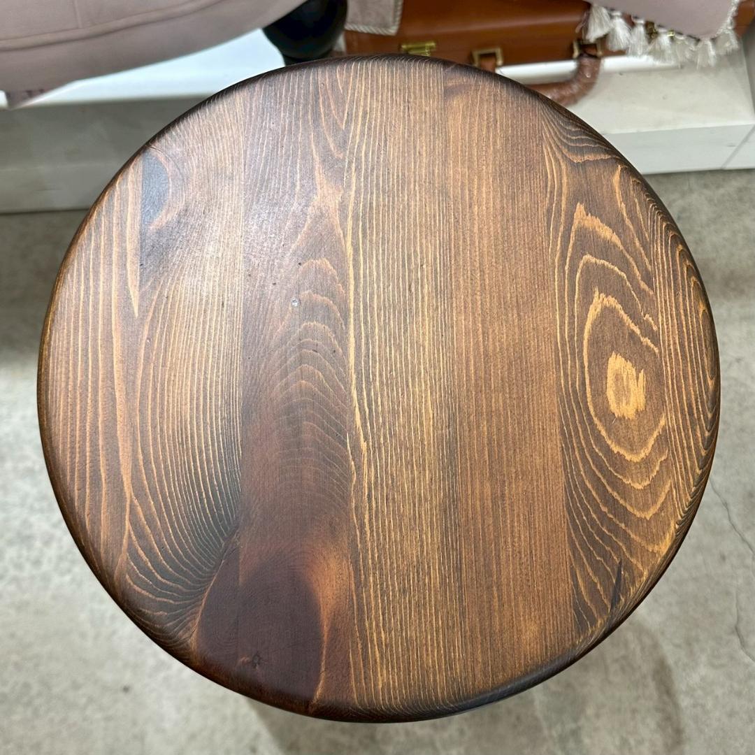 iΦ ハイスツール 花台 スツール アンティーク 木製