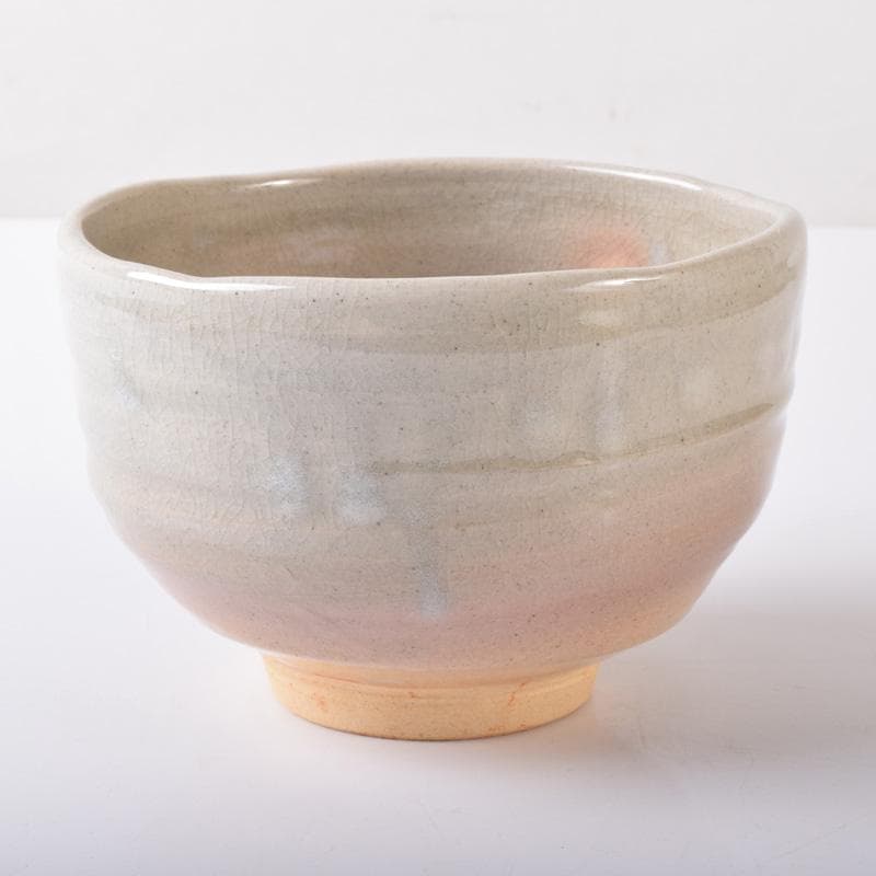 茶道具　萩焼　東光山窯　十一代大和松雁作　茶碗　五客　共布共箱　C　7614A