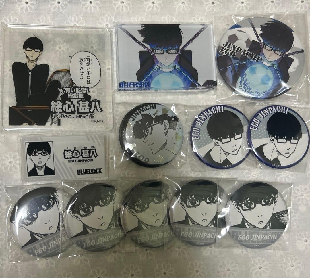 ブルーロック 絵心 甚八 缶バッジ アクリルコースター アクリルブロック 他