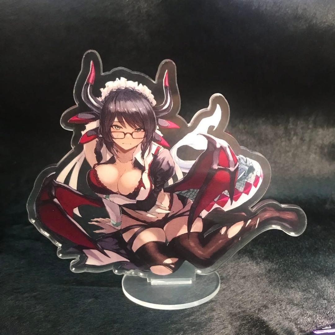 遊戯王　12.5cm アクリルスタンド　ドラゴンメイド・ハスキー　セクシーメイド