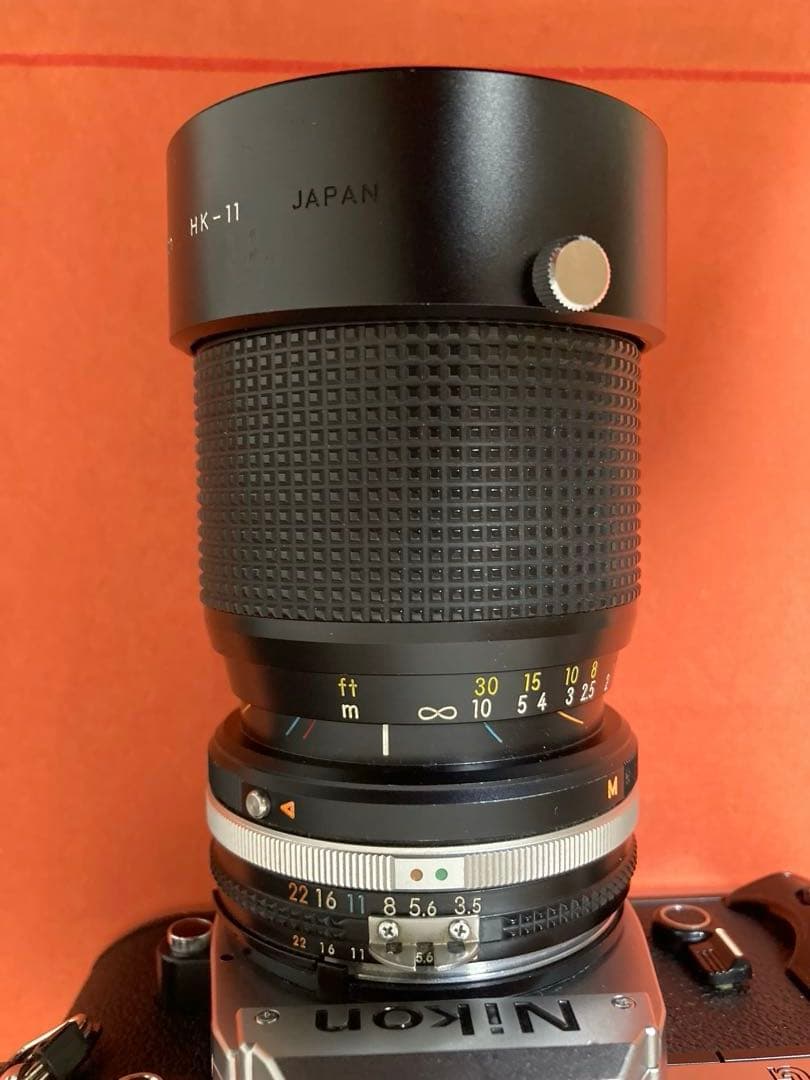 Nikon FG フィルム一眼レフカメラ 2本レンズ付き