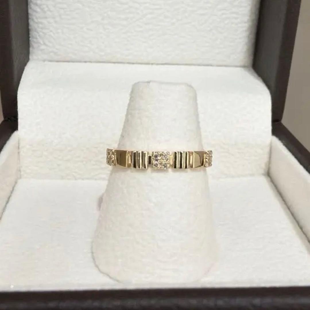 COCOSHNIK k10ダイヤモンドリング