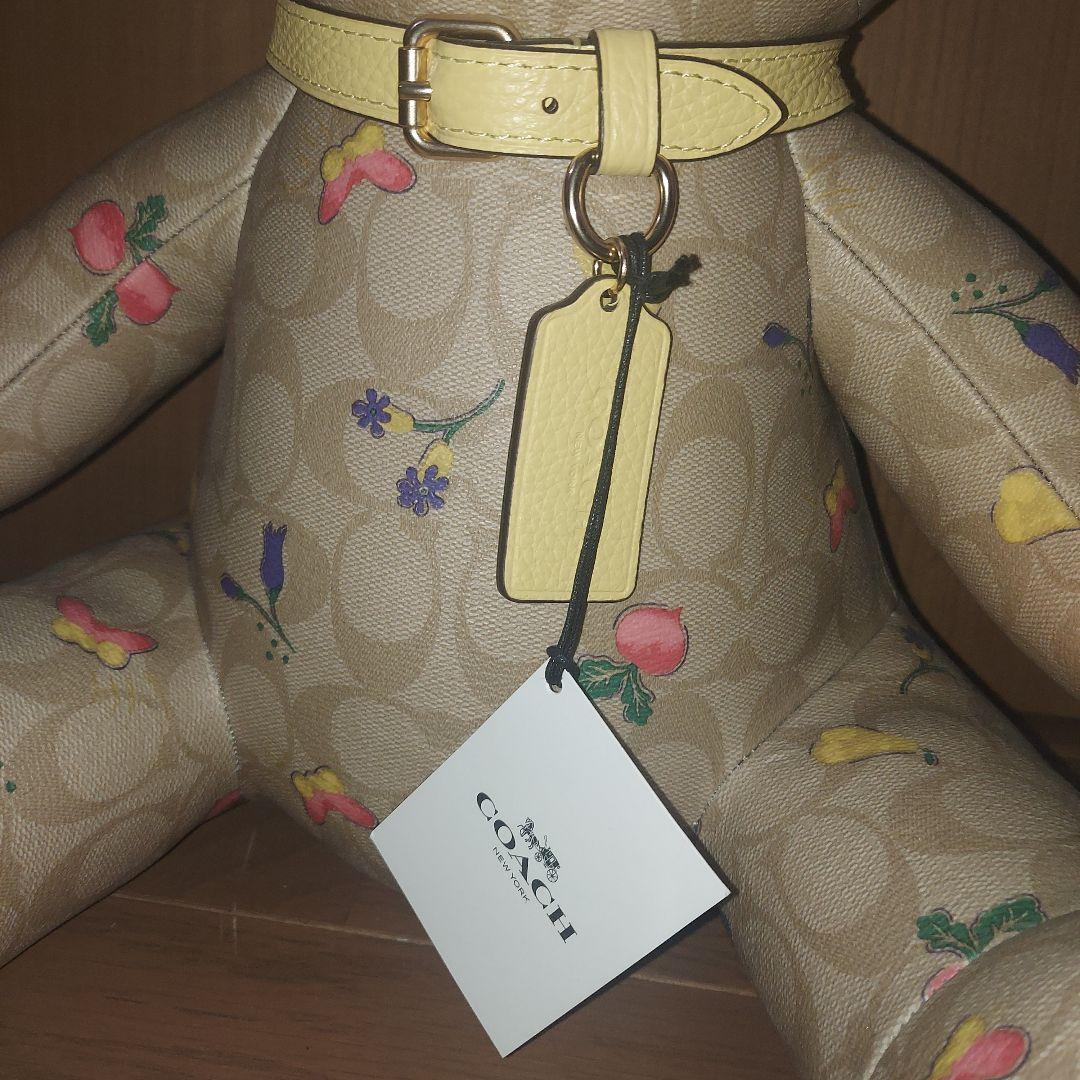 COACH くま ぬいぐるみ 春限定 ビッグぬいぐるみ