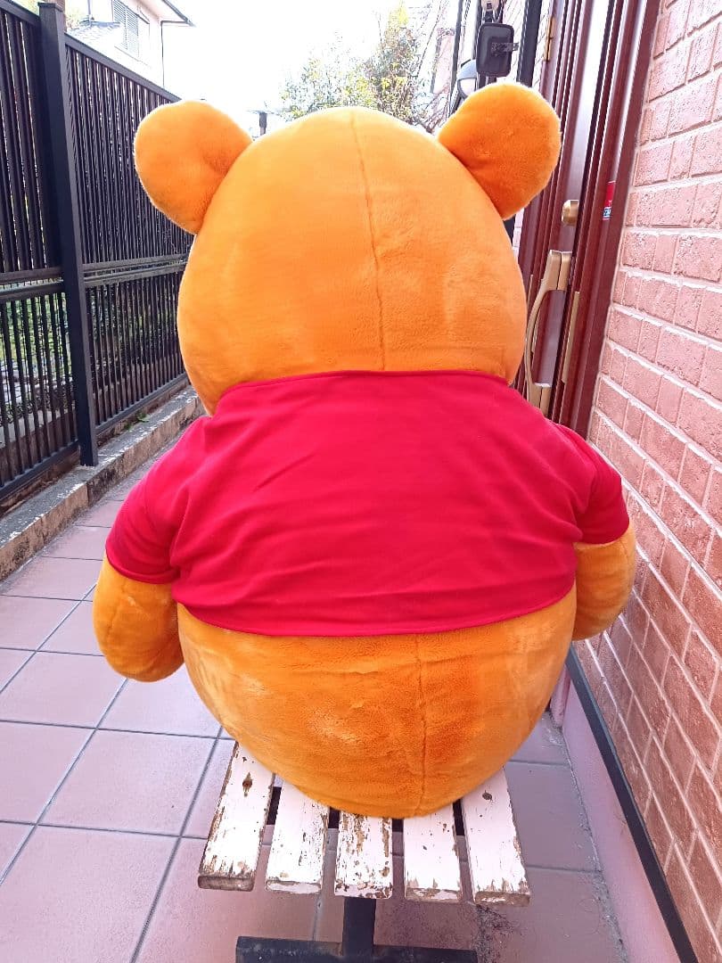 日本に3つだけの限定品！特大プーさん　美品　ぬいぐるみ　　希少品　150cm