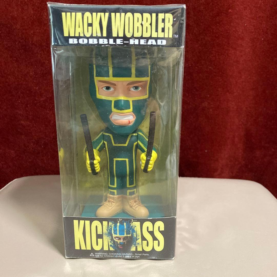 キックアス ワッキーワブラー ボブルヘッド 3体と変身ネックウォークマー