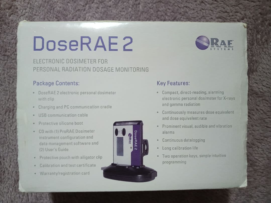 DoseRAE 2 ガイガーカウンター