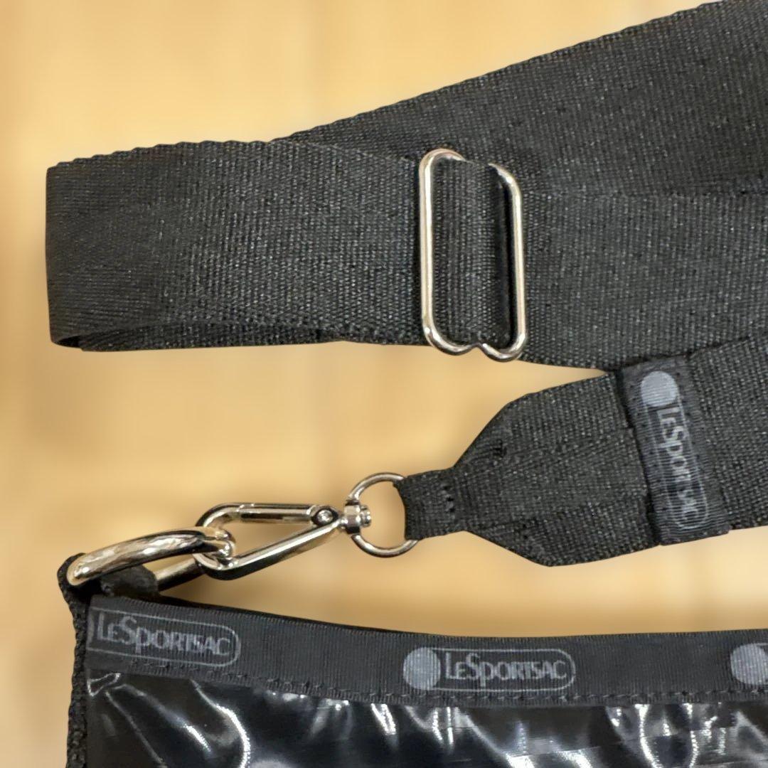 ま*ん様 レスポ　ブラックシャイン　ショルダー