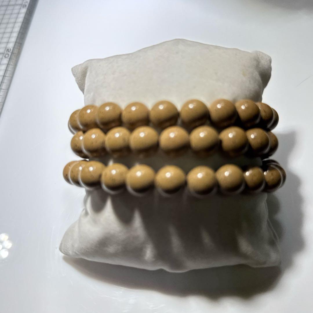 北投石ブレスレット3連ネックレスNO25-2072