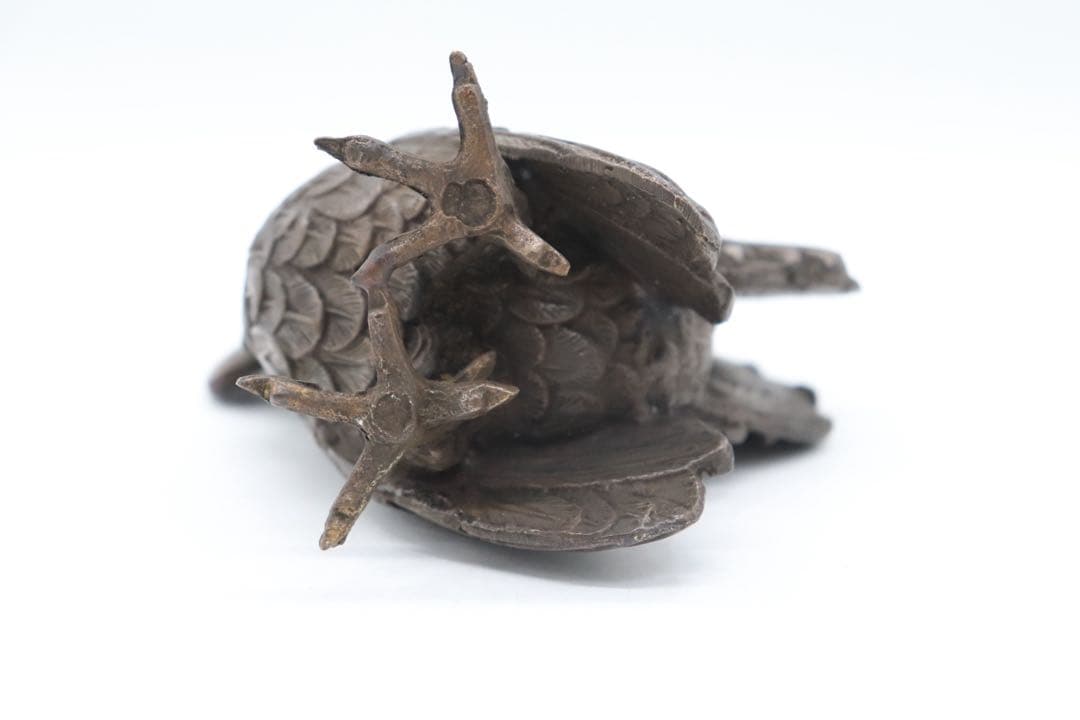 時代　銅製　鶏　オブジェ　置物　送料込み250807