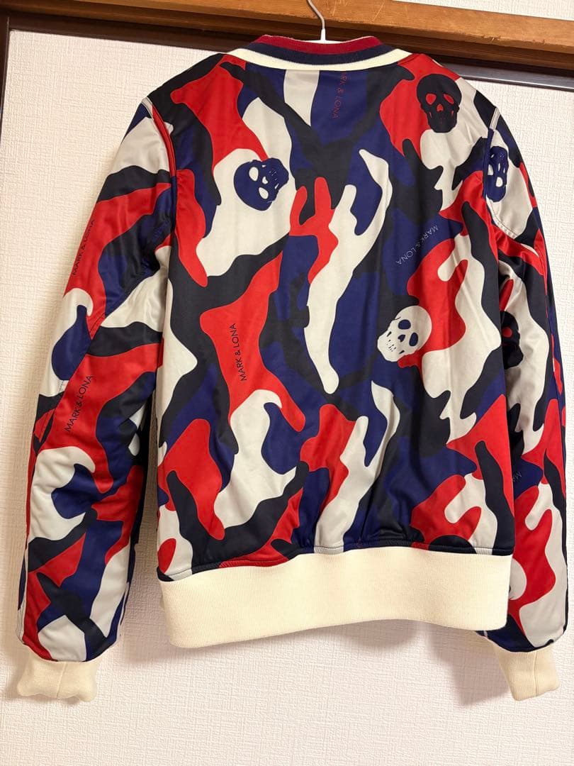 MARK&LONA 中綿ブルゾンリバーシブル 40サイズ白