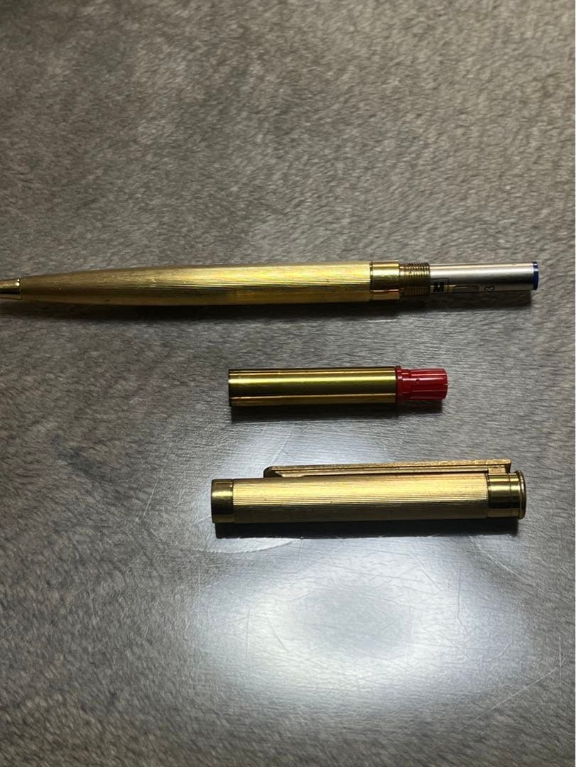 MONTBLANC 金色 スピンタイプ　ボールペン