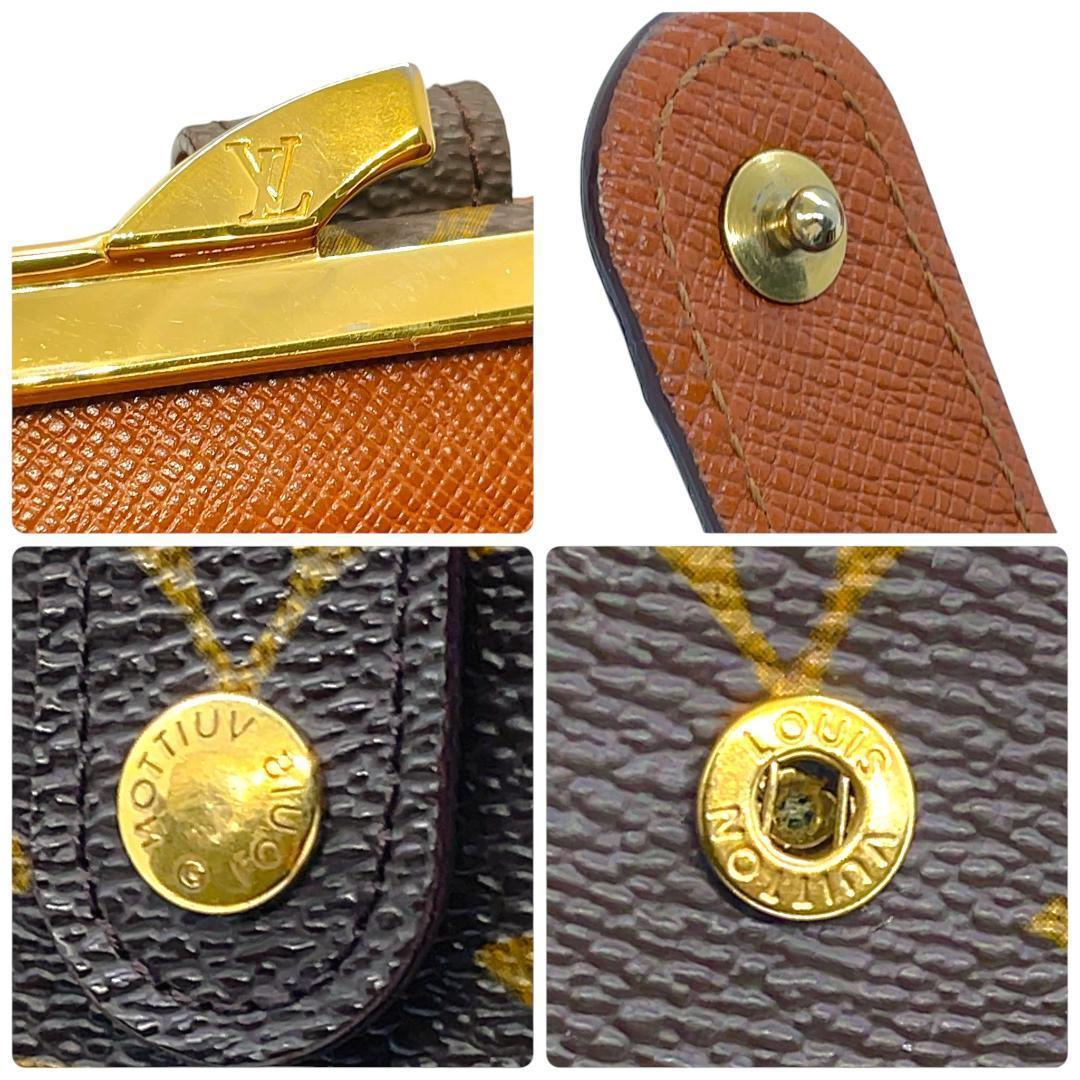 たまちゃん ルイヴィトン モノグラム 二つ折りがま口財布 ヴィエノワ