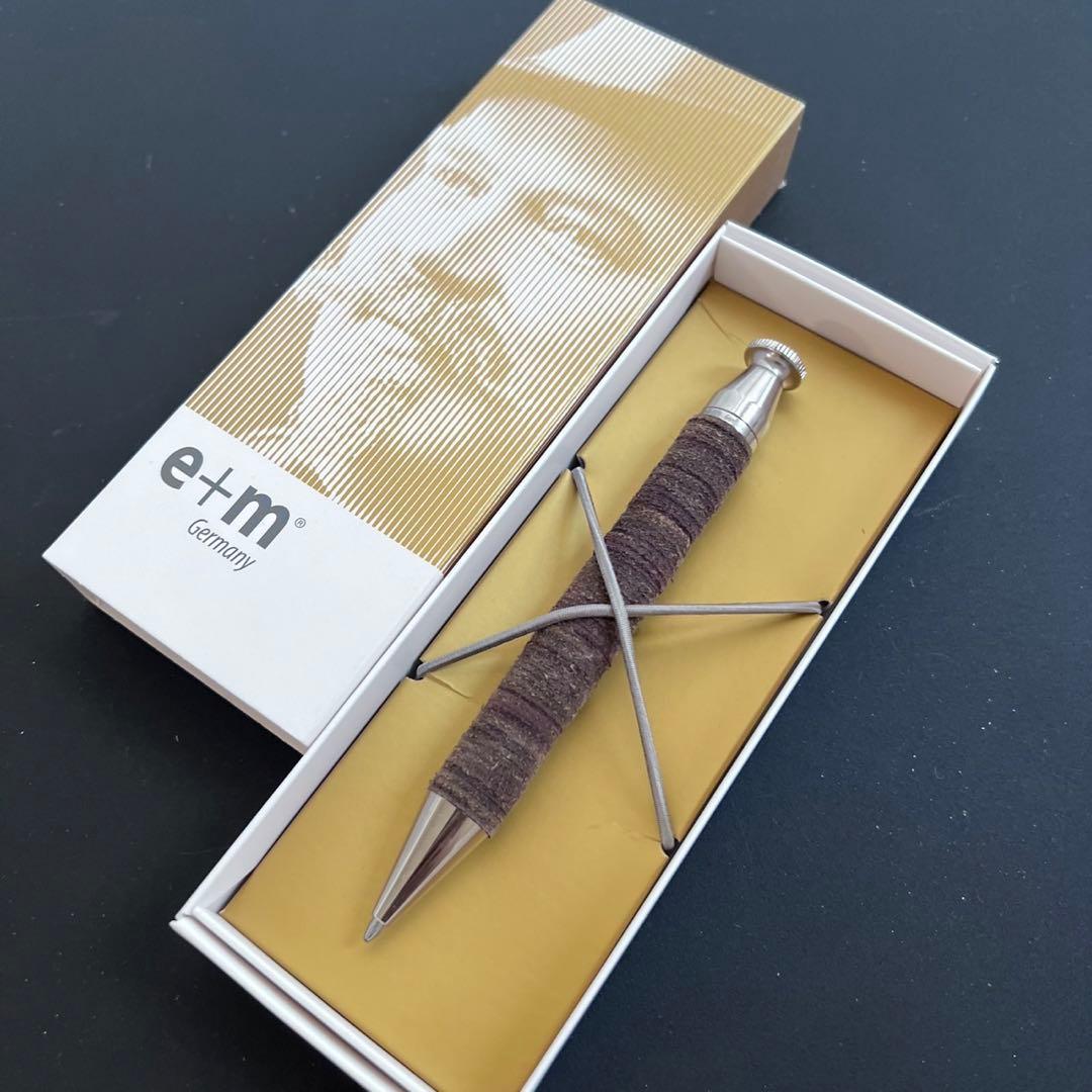 e+m イープラスエム king cuio ボールペン ライトオーク m