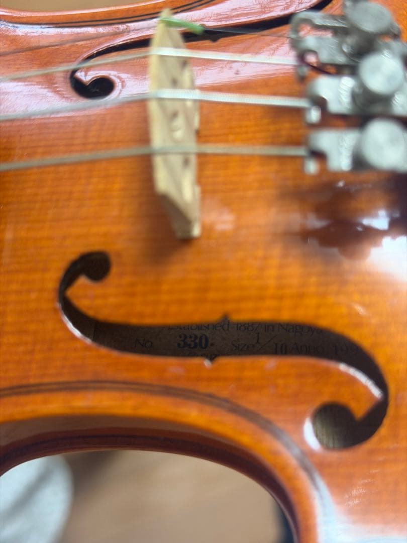 シ*房様 バイオリン本体 ケース付き　suzuki 1/10