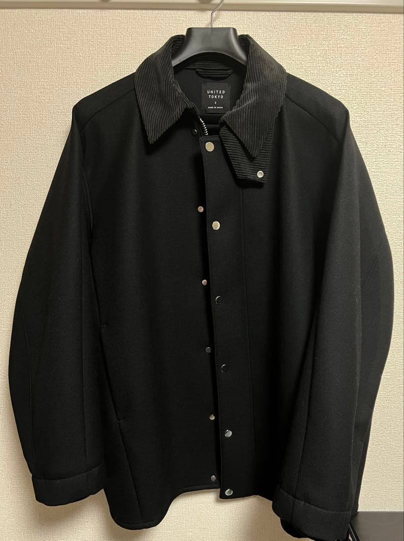 【ブラック】UNITED TOKYO × UOMO コラボ サクソニアブルゾン