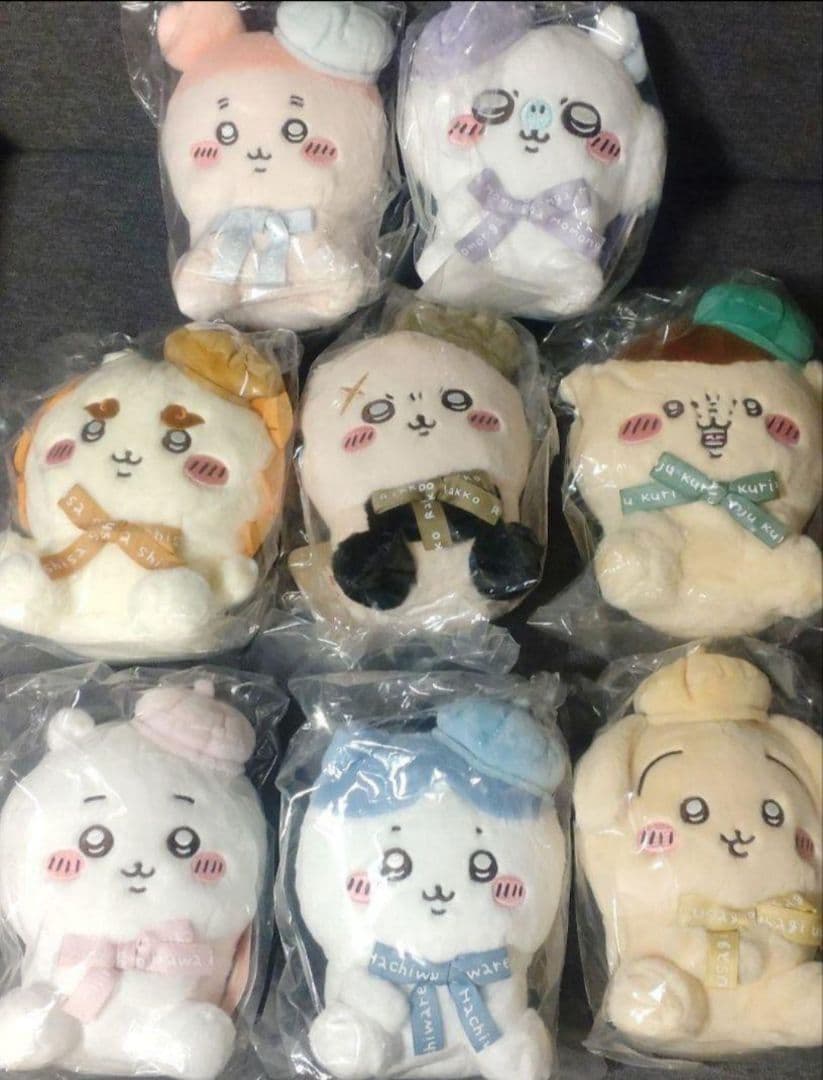 ちいかわ東京みやげ お座りぬいぐるみ 8種 コンプリートセット