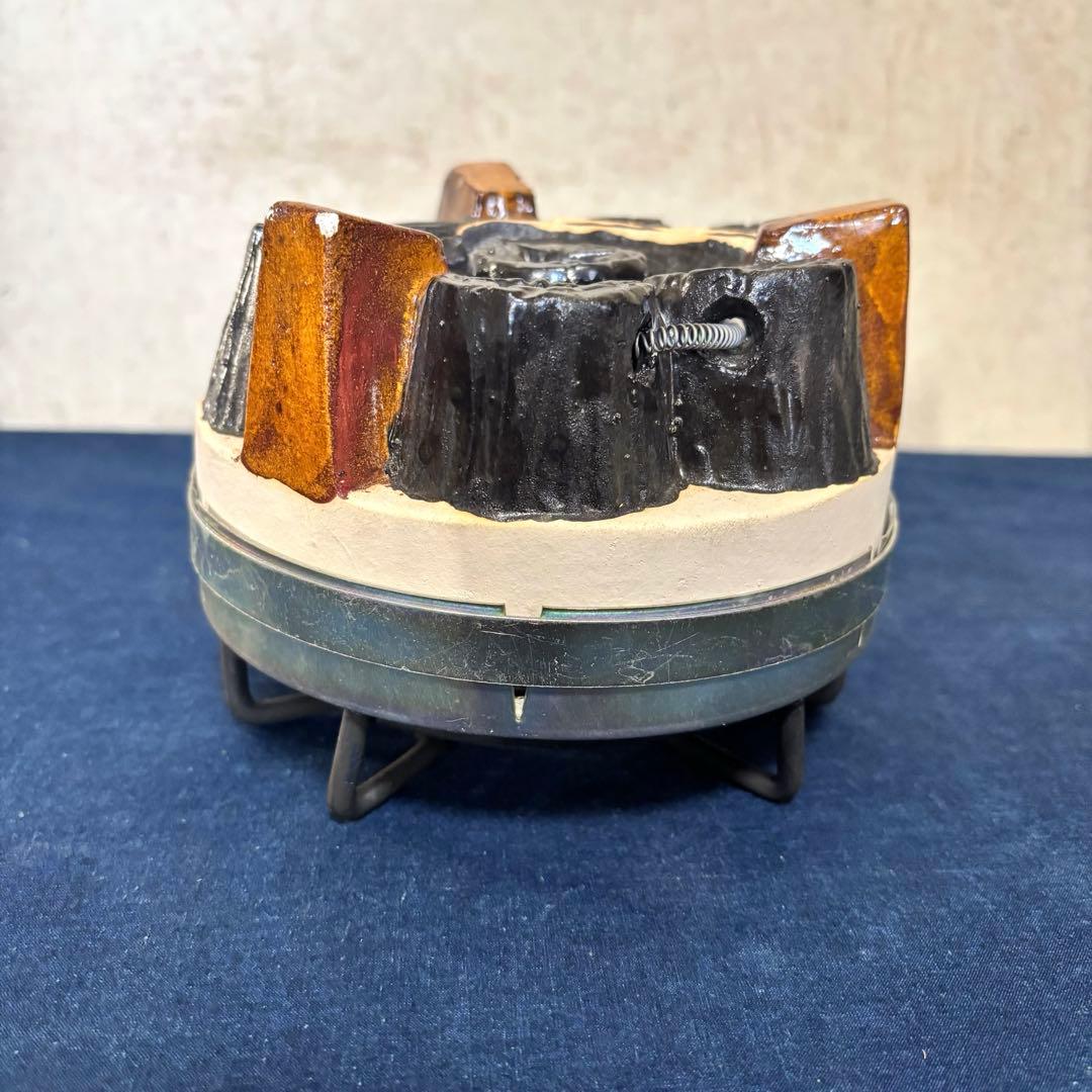 風炉 茶釜 電熱器 鬼面風炉釜 野々田電熱器 敷板 茶道具 お点前道具