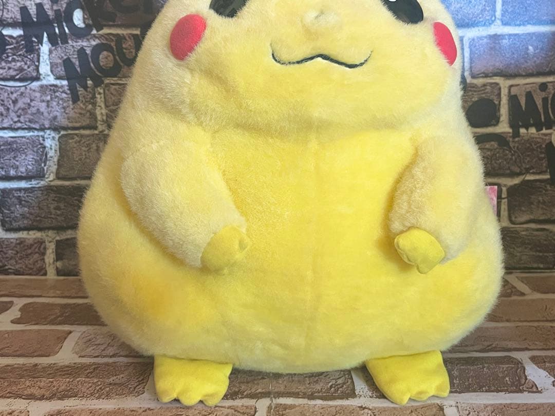 希少 ポケモン 明治 カール懸賞当選品　ピカチュウおしゃべり貯金箱　等身大