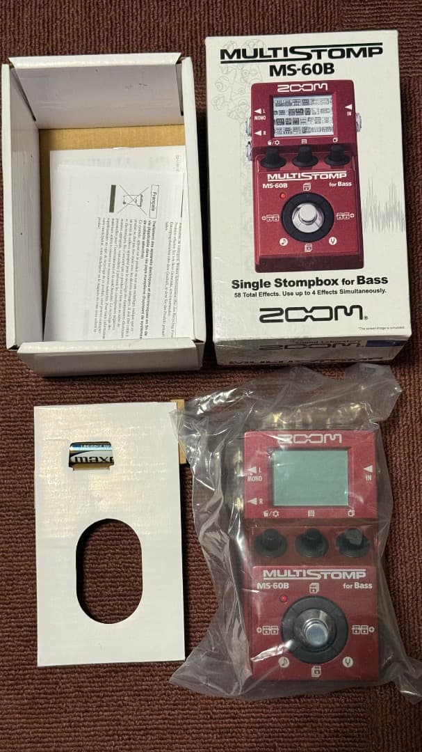 ZOOM MULTISTOMP MS-60B ベースエフェクター